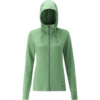 Sudadera Con Capucha Rab Top-Out Mujer Verde - Chile DWL602348